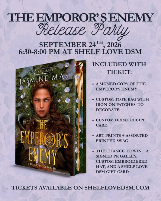 THE EMPEROR'S ENEMY by Jasmine Mas Release Party | September 24, 2026, 6:30 PM - 8:00 PM
