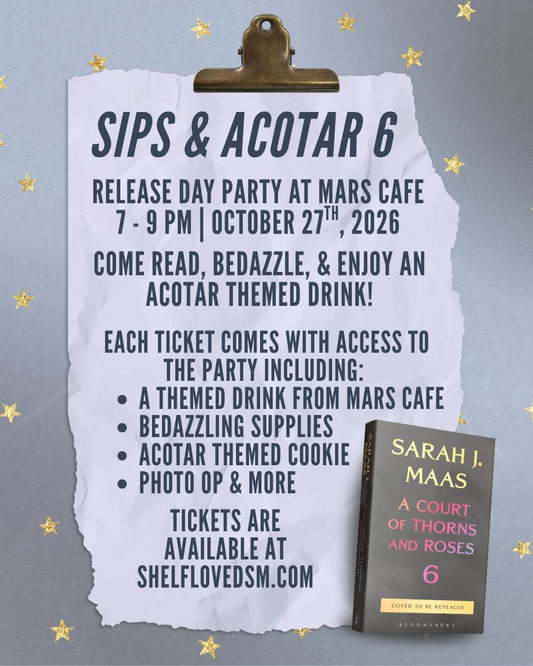 Sips & ACOTAR #6: Reading Party @ Mars Cafe | October 27, 2026, 7:00 PM - 9:00 PM