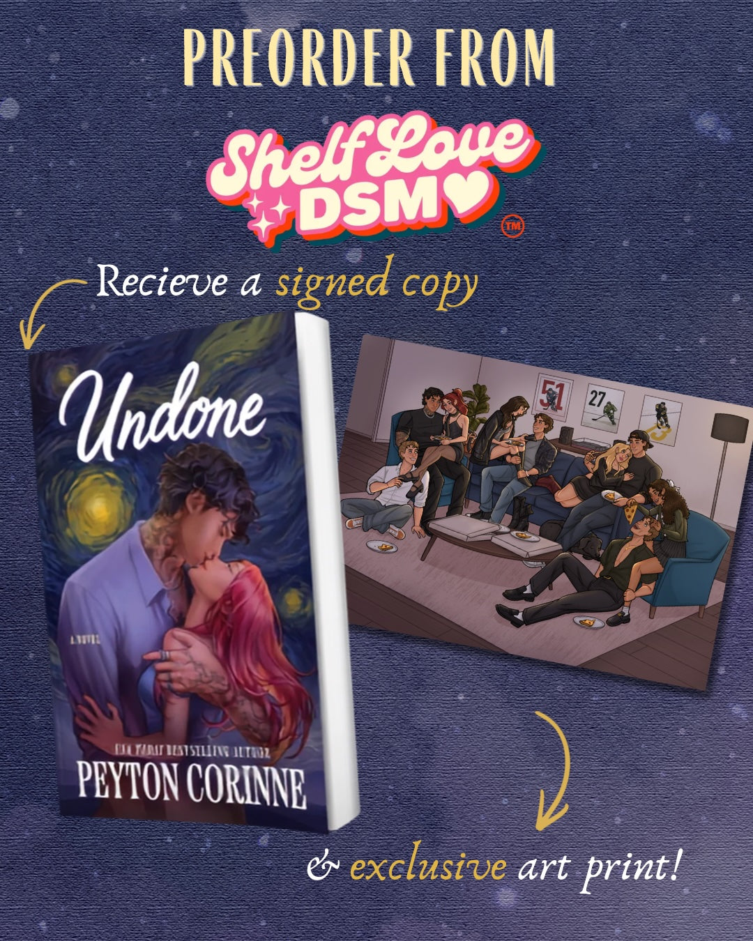 Undone: A Novel | SIGNED PRE-ORDER (released Oct 20, 2026; to ship after Oct 24, 2026)