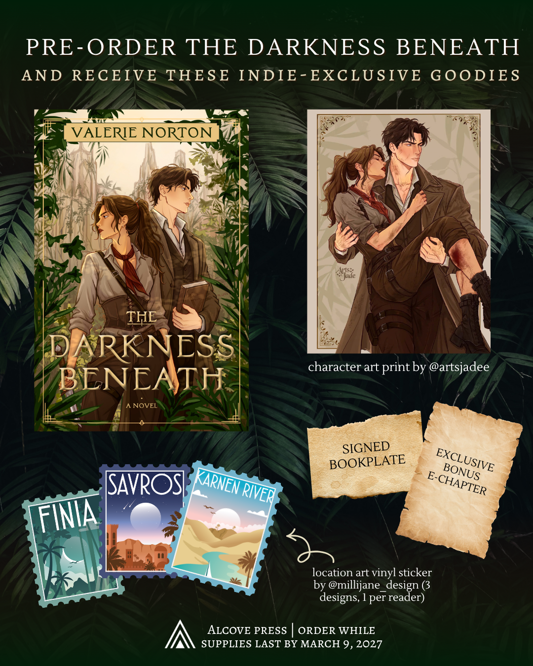 The Darkness Beneath | PRE-ORDER CAMPAIGN WITH SWAG (released Mar 9, 2027)