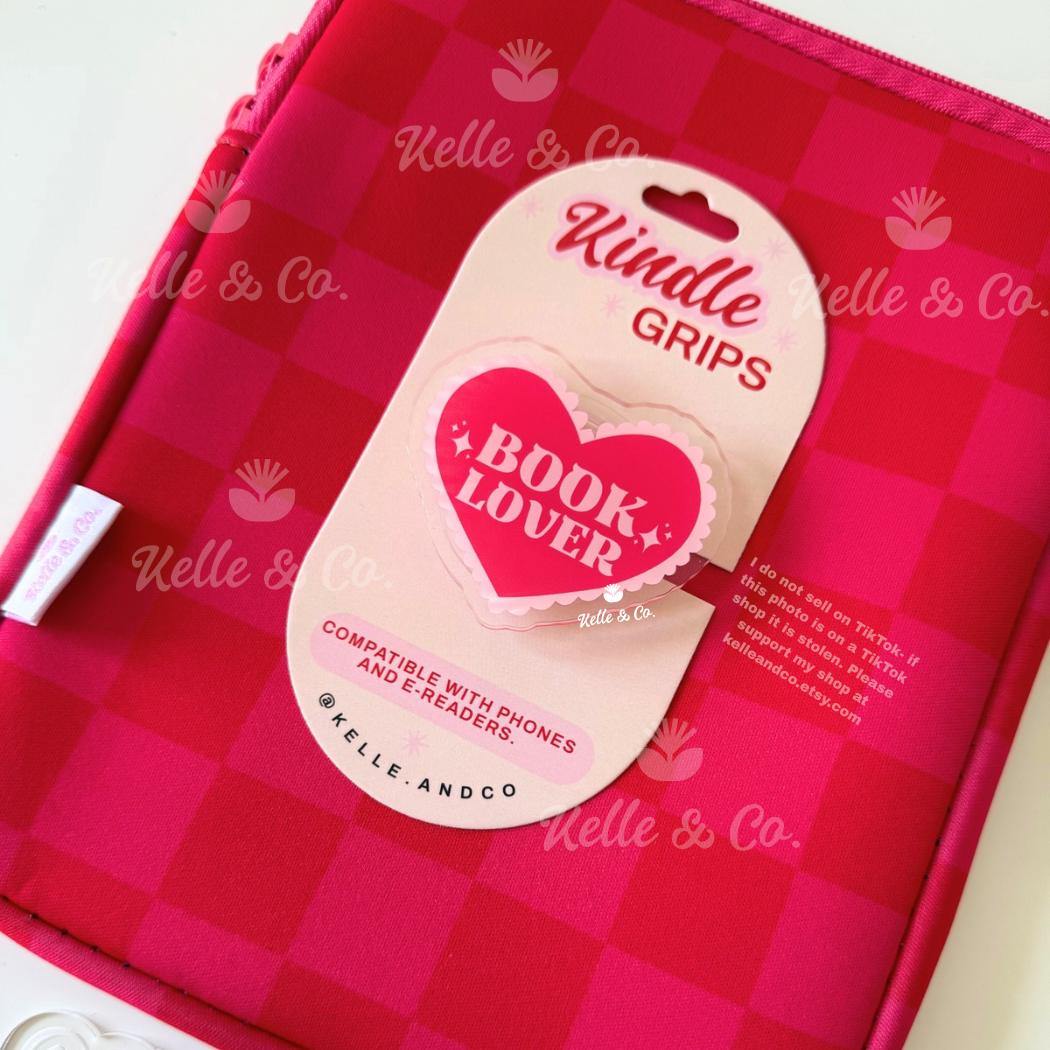 Coquette "Book Lover" MagSafe Kindle Grip (adhesive)