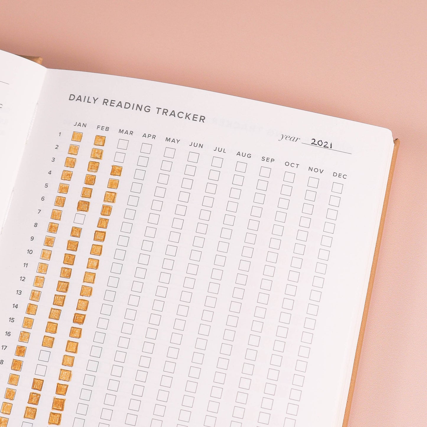 Blush Reading Journal (Avid Reader)