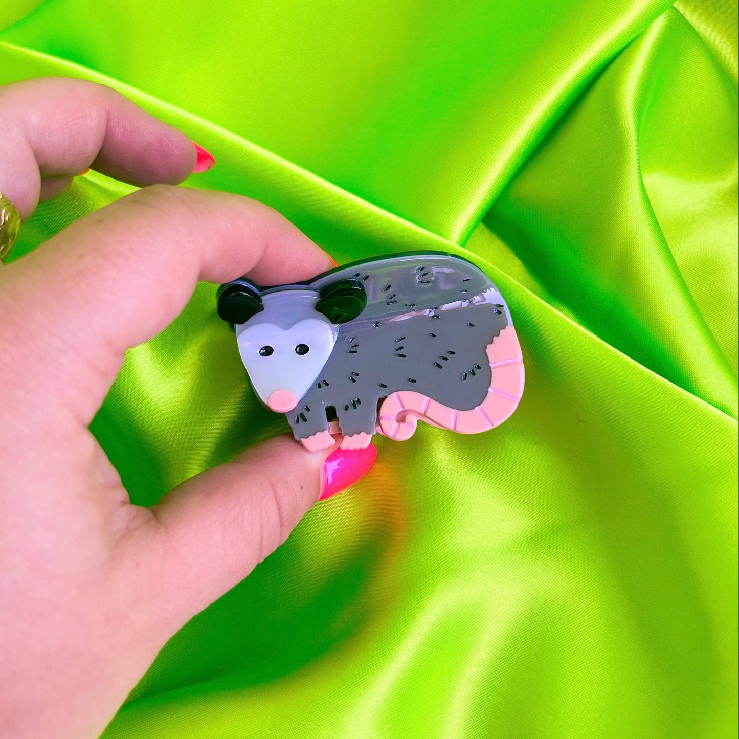 Mini Possum Hair Claw Clip