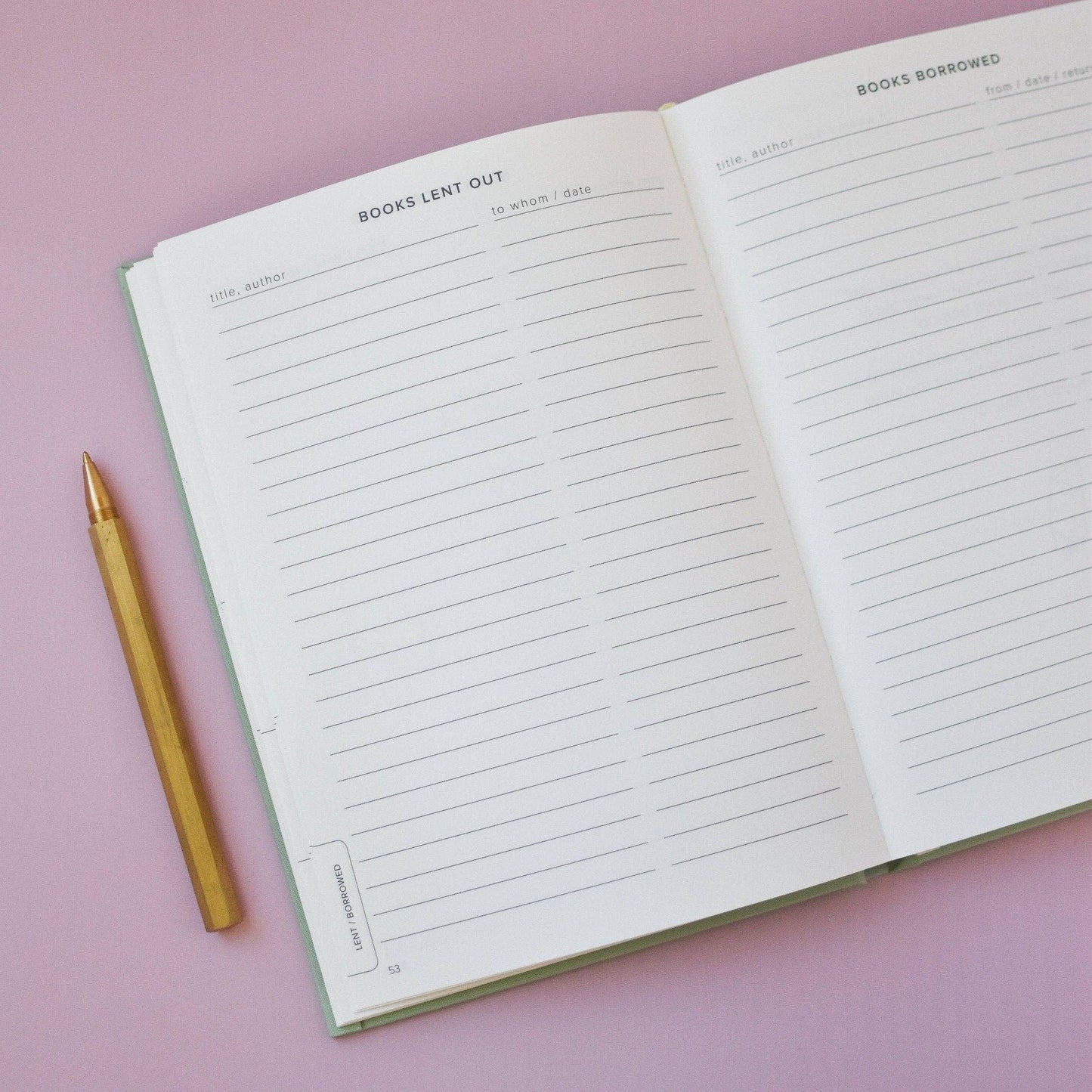 Blue Reading Journal (Original)