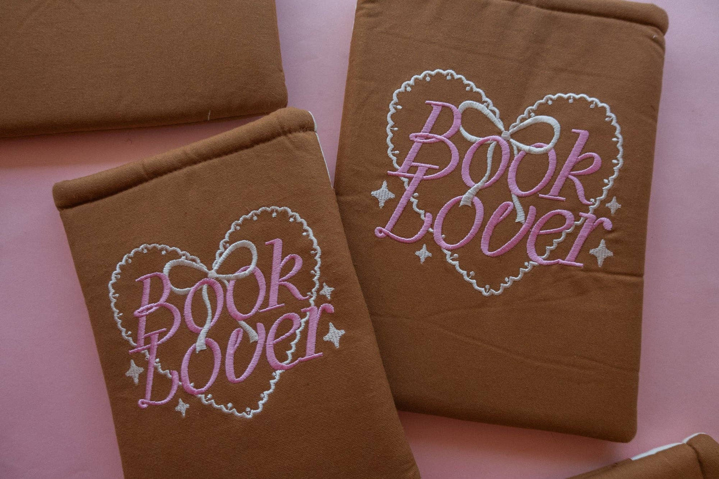 Book Lover Embroidered Book/Kindle Sleeve: Book Sleeve