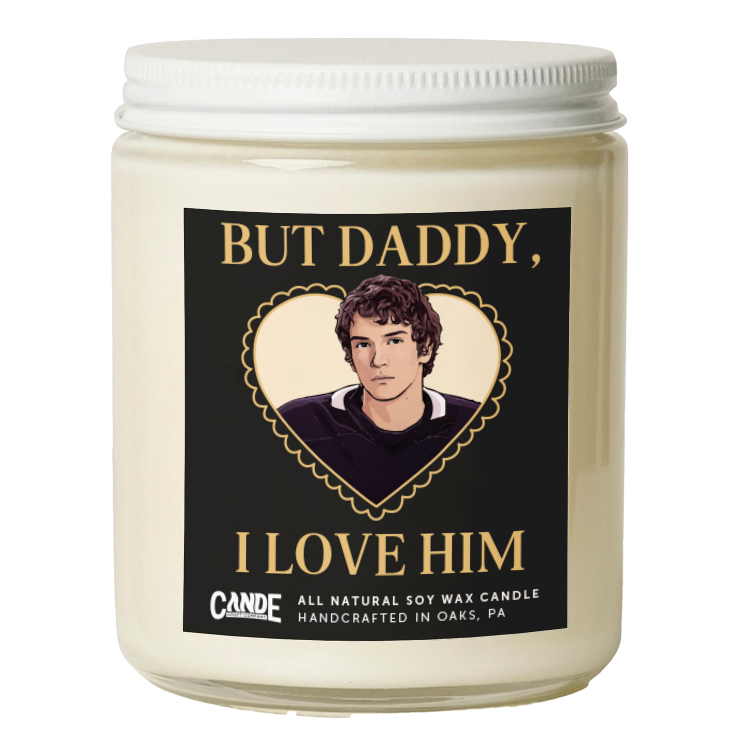 But Daddy, I Love Him Candle: Amber Blush