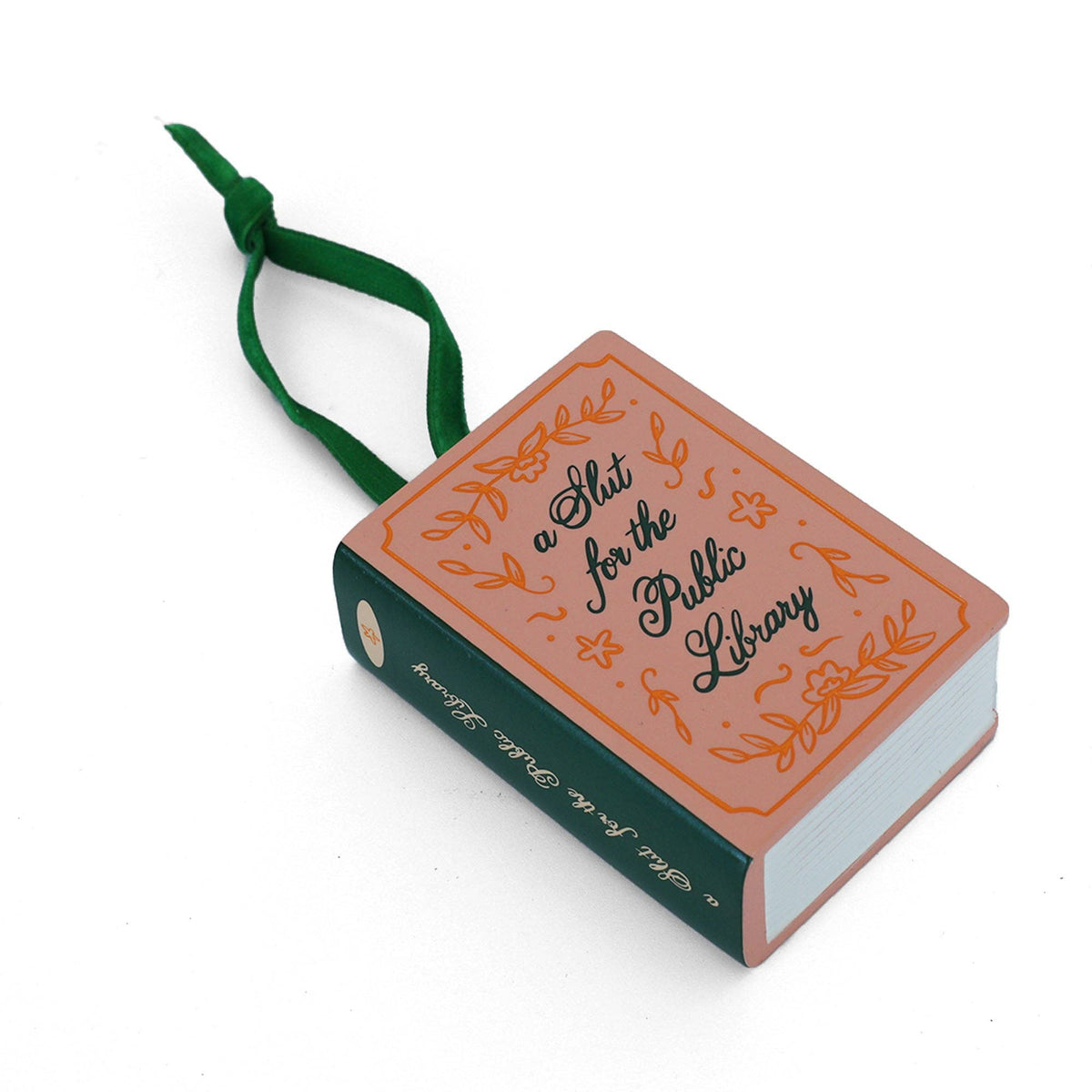 A Slut For The Public Library Christmas Ornament