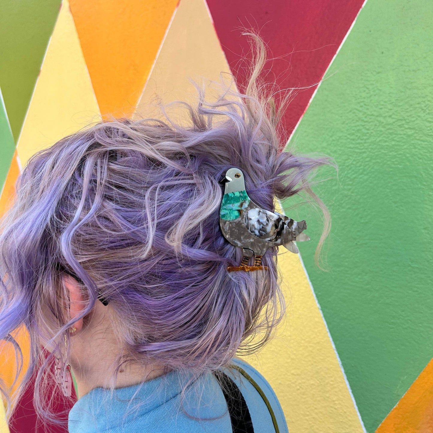 Pigeon Hair Claw Clip
