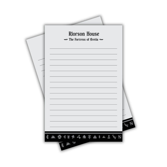 Riorson House Notepad | Fourth Wing