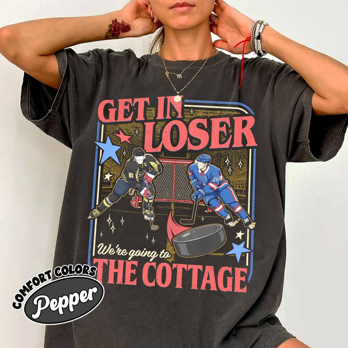 Get In Loser Comfort Colors Shirt T-shirt (Ivory)