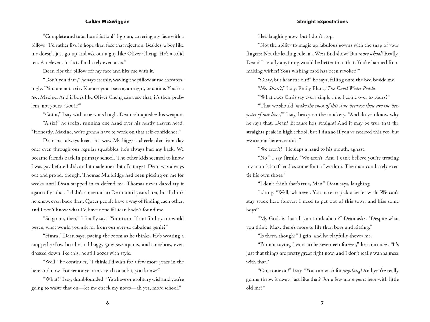 Straight Expectations by Calum McSwiggan