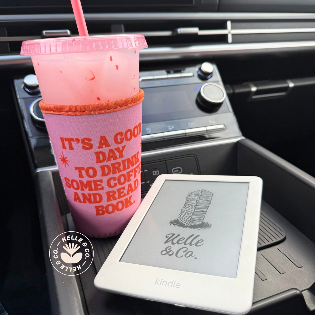 “It’s a good day to read books and drink coffee” Coffee Sleeve