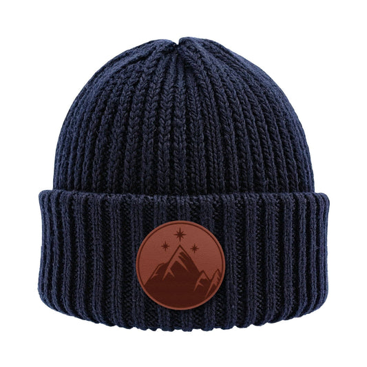 Velaris Leather Patch Beanie | ACOTAR