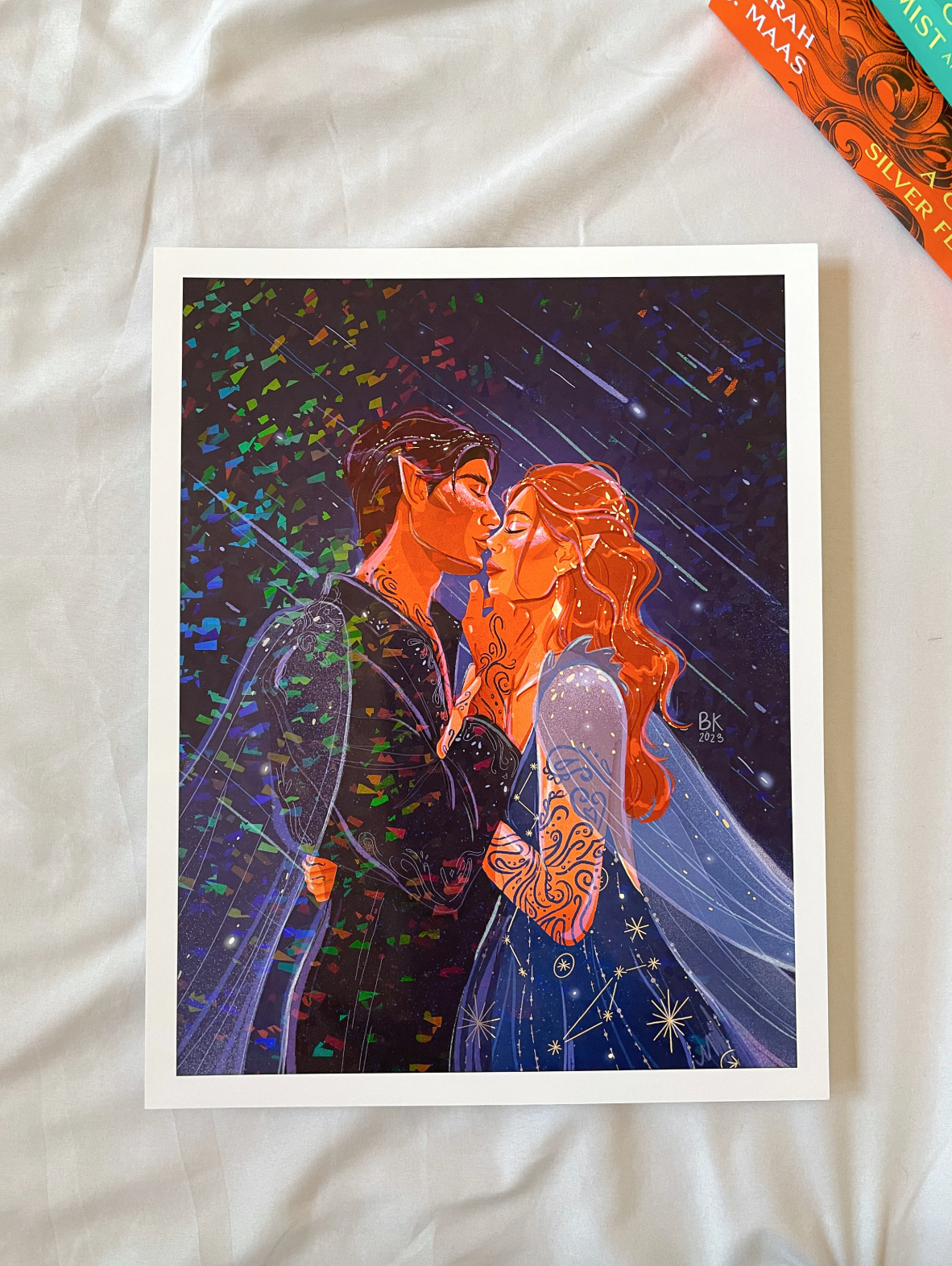 Feyre & Rhysand Holographic print: 5x7