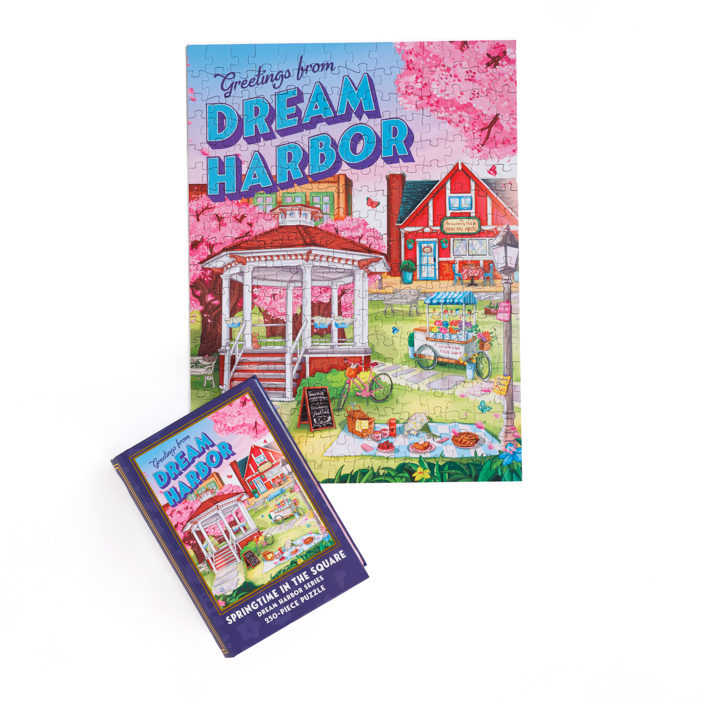 Springtime in the Square Keepsake Puzzle | Dream Harbor