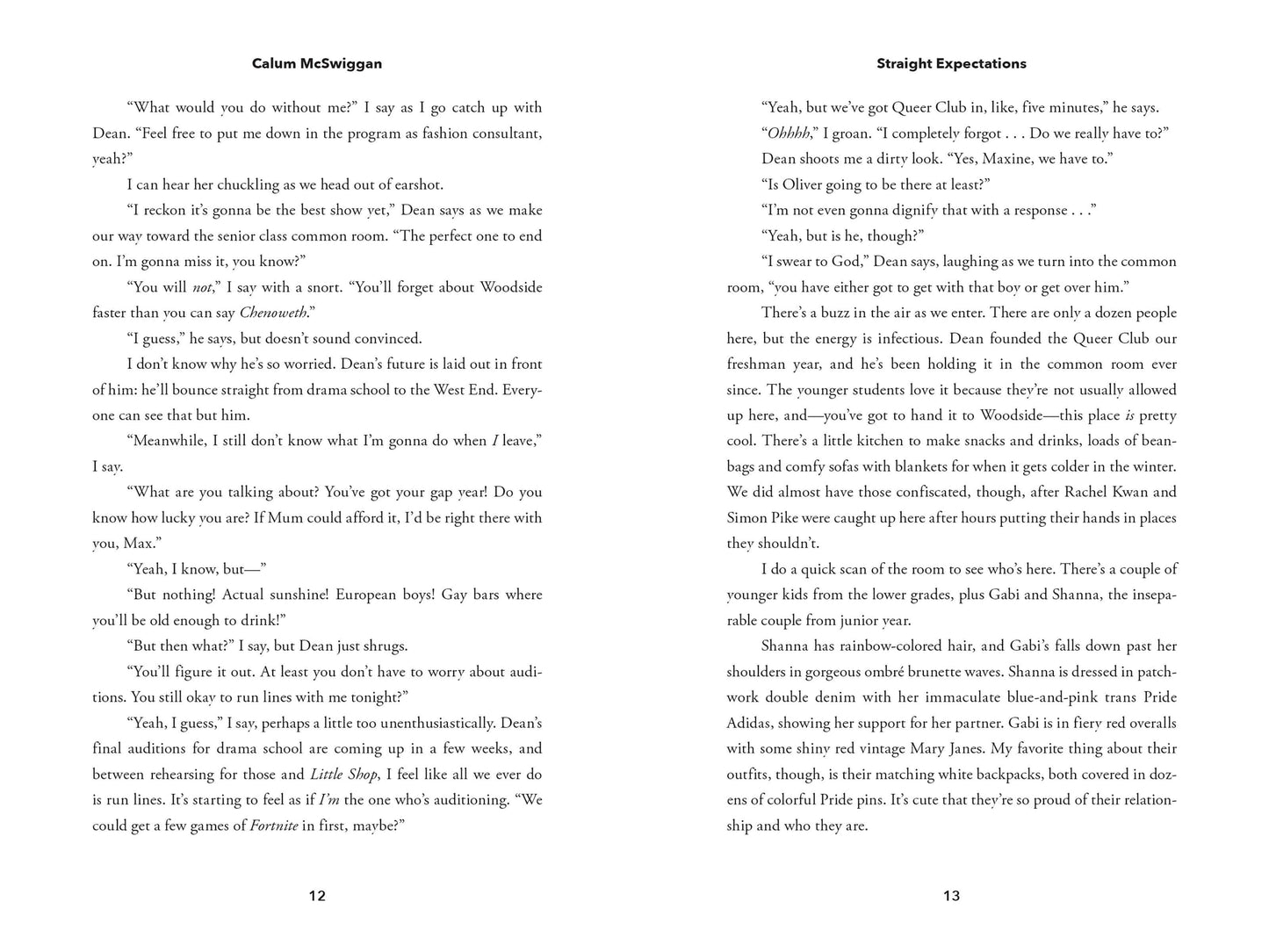Straight Expectations by Calum McSwiggan
