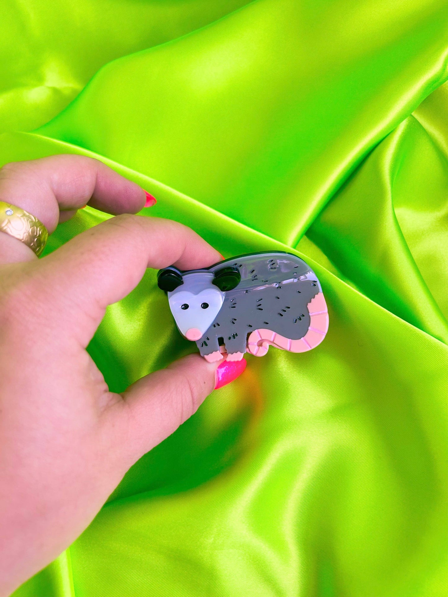 Mini Possum Hair Claw Clip