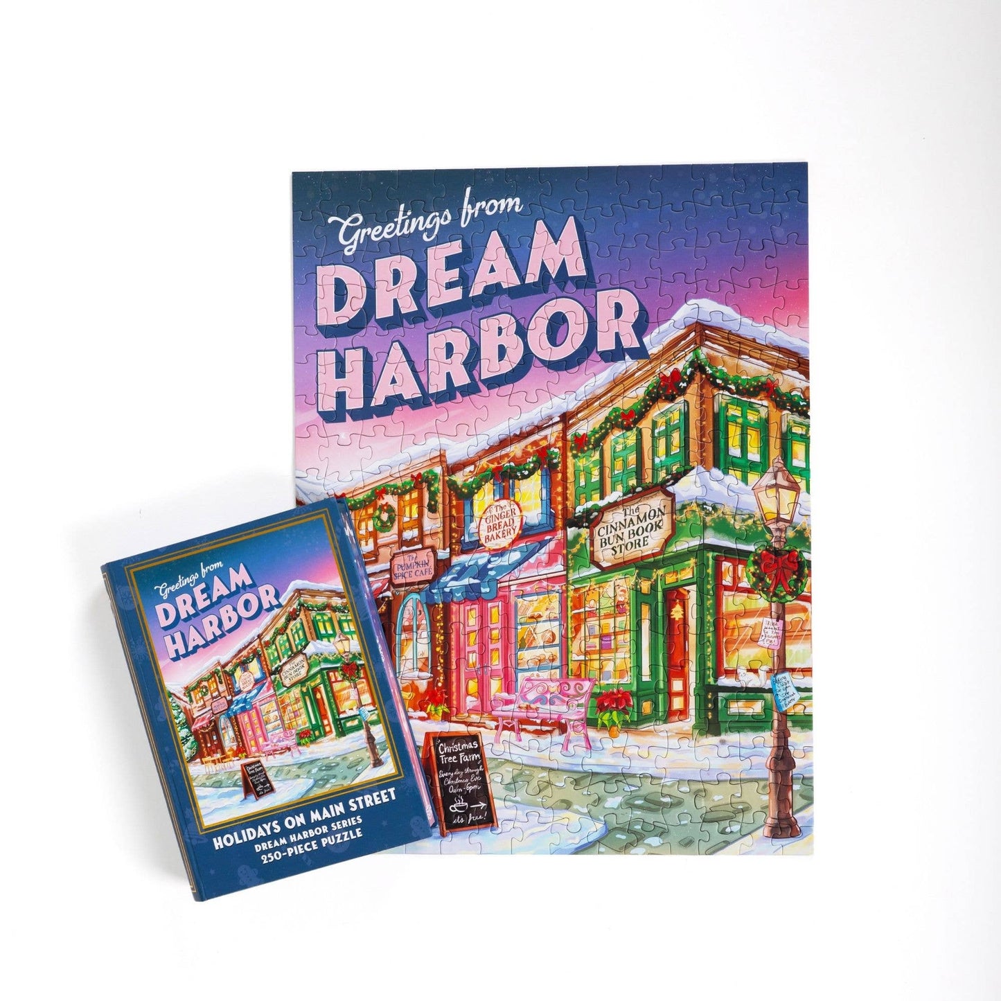 Holidays on Main Street Keepsake Puzzle | Dream Harbor