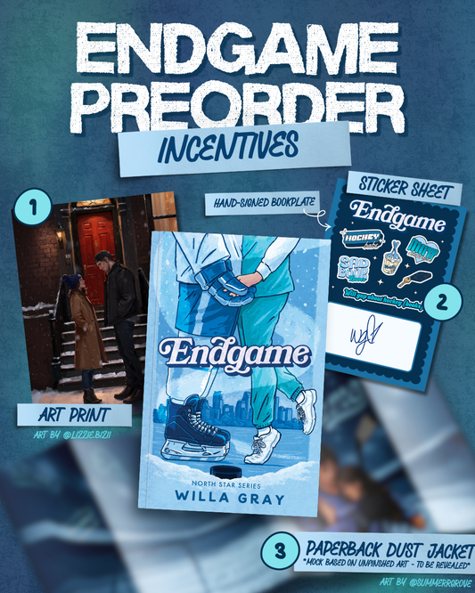 Endgame: A Hockey Romance (North Star Series) | PRE-ORDER WITH SWAG (released Sept 29, 2026)