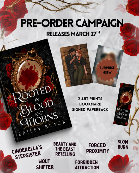 Rooted in Blood and Thorns | SIGNED PRE-ORDER WITH SWAG (released Mar 25, 2027)