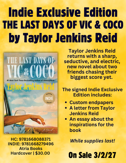 The Last Days of Vic & Coco (Signed Indie Exclusive Edition) | PRE-ORDER (released Mar 2, 2027)