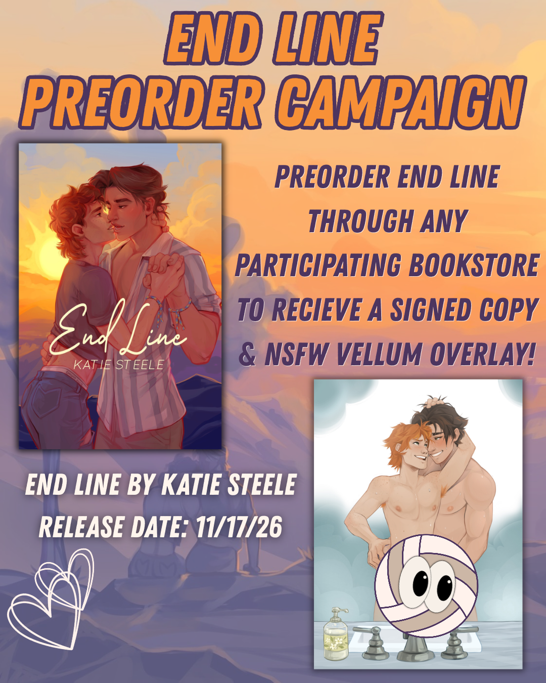 End Line | SPECIAL SPRAYED EDGE EDITION; SIGNED PRE-ORDER WITH SWAG (released Nov 17, 2026)