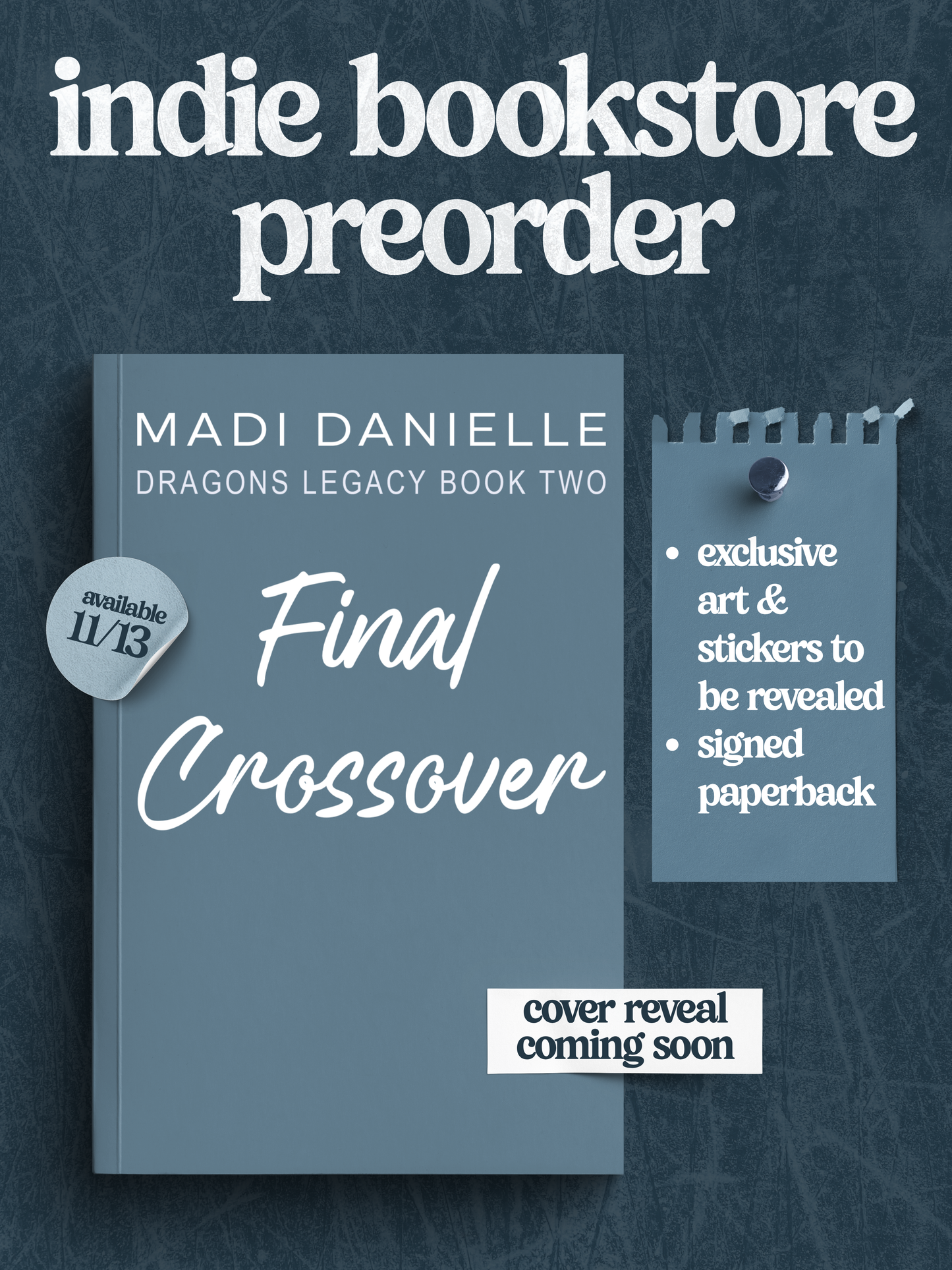 Final Crossover | SIGNED PRE-ORDER WITH SWAG (released Nov 13, 2026)